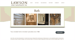 Desktop Screenshot of lawsonhomeimprovements.com