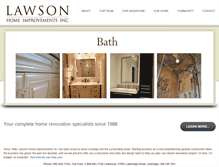 Tablet Screenshot of lawsonhomeimprovements.com